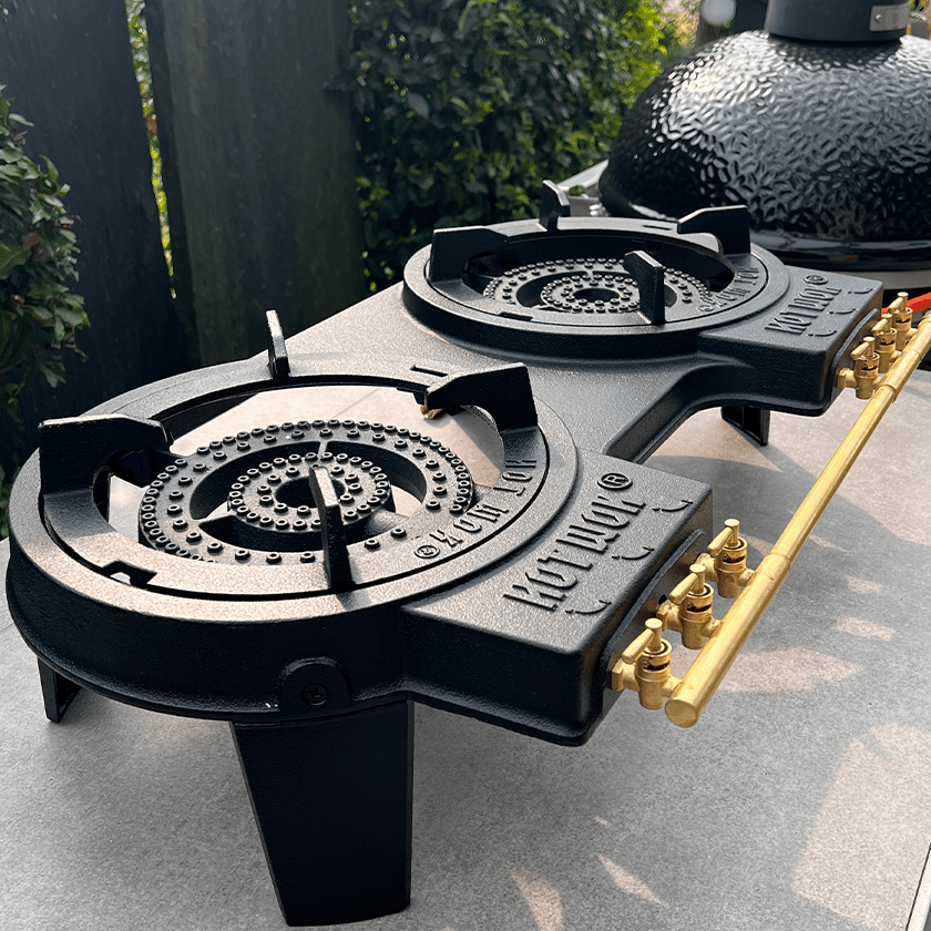 Powerful double gasburner - Designed for outdoor cooking - HOT WOK