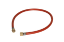 Gas hose with nut at both ends